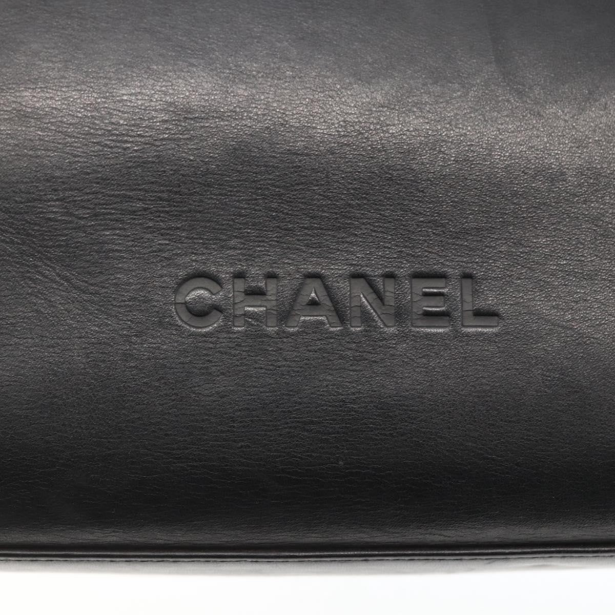Chanel Vintage Shoulder Bag Leather Black Leather Shoulder Bag Bag