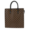Louis Vuitton Venice Sac Plat Bag Damier Brown Canvas Tote Bag