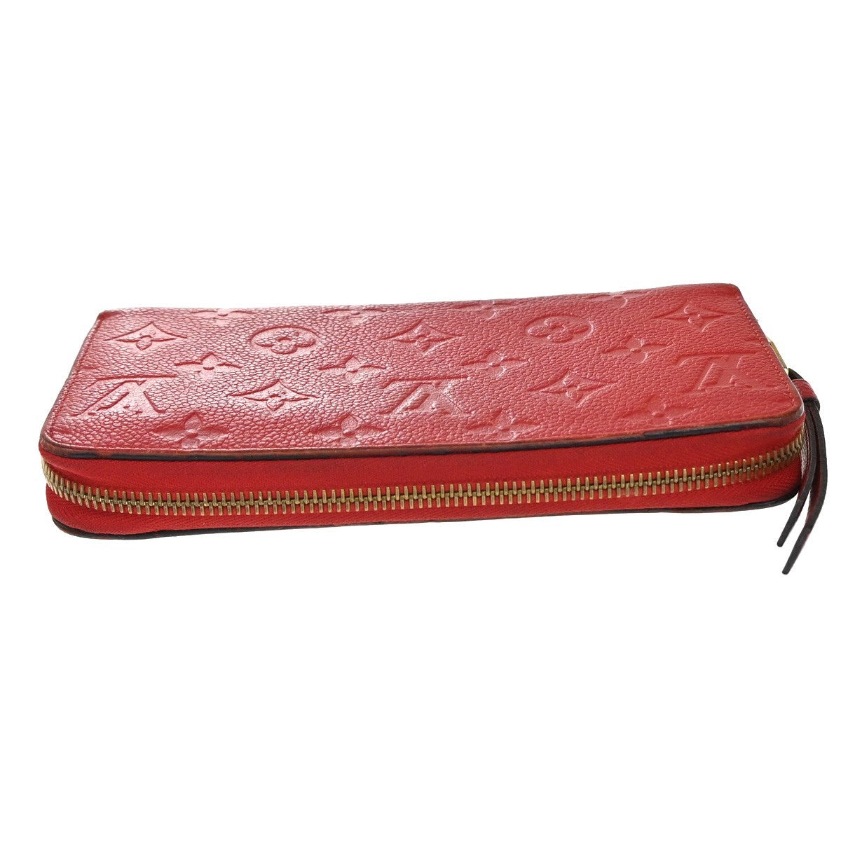Louis Vuitton Portefeuille Zippy Monogramme Empreinte Monogramme Empreinte Red Leather Wallets Accessory