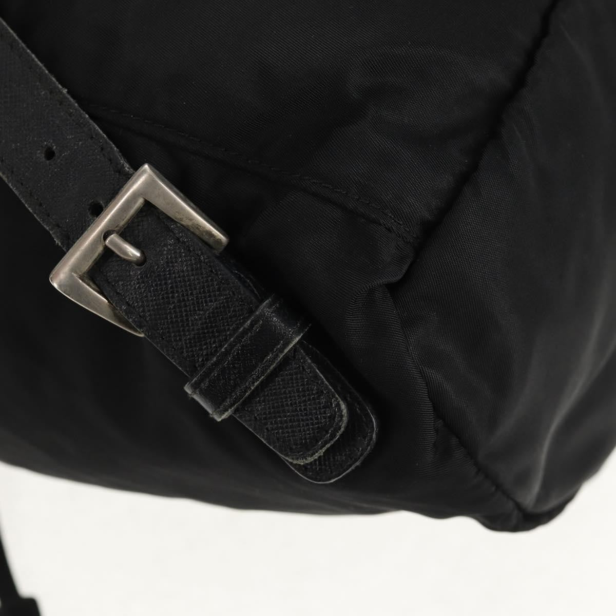 Prada Front Pocket Backpack Tessuto Black Nylon Backpack Bag