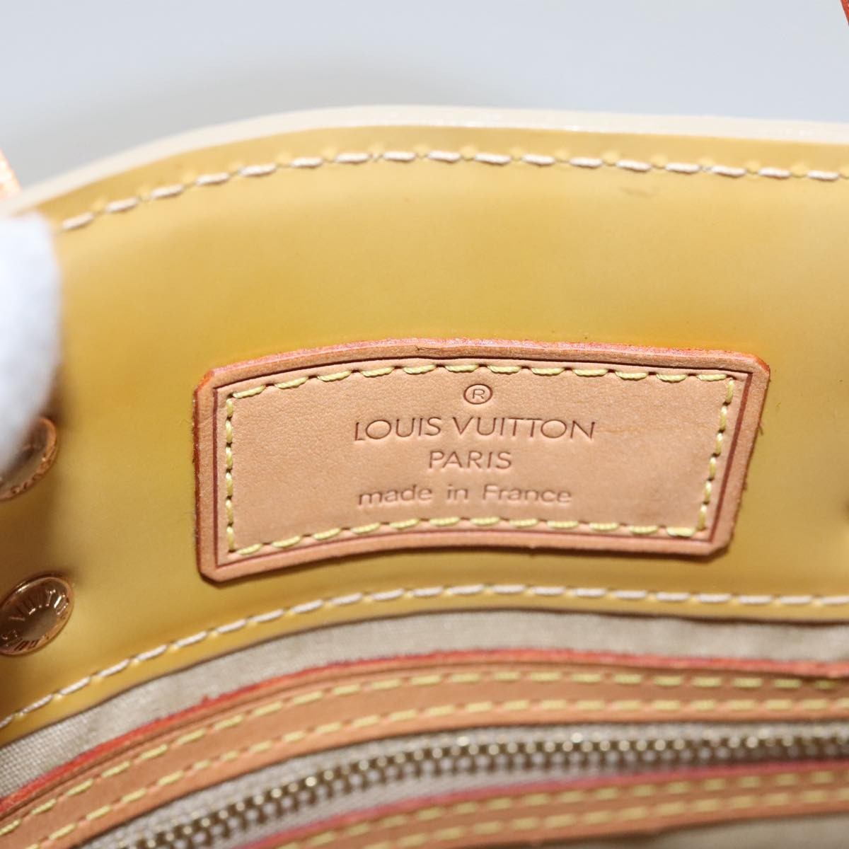 Louis Vuitton Reade Handbag Monogram Vernis Beige Patent_Leather Handbag