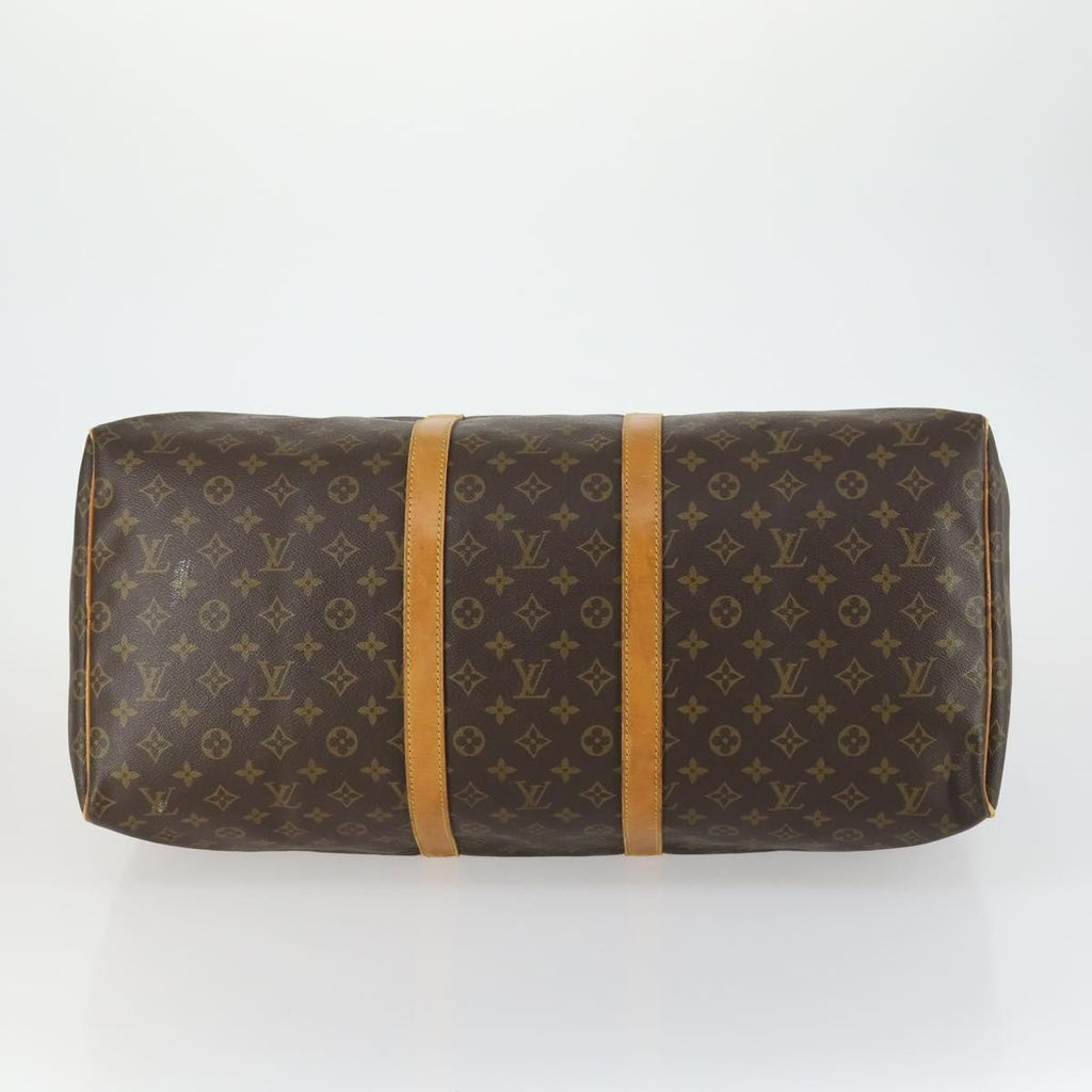 Louis Vuitton Keepall Bag Monogram Canvas Brown Canvas Travel Bag