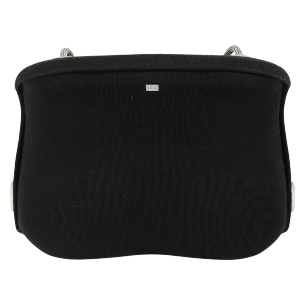 Chanel Millennium Shoulder Bag Jersey Black Cotton Shoulder Bag Bag
