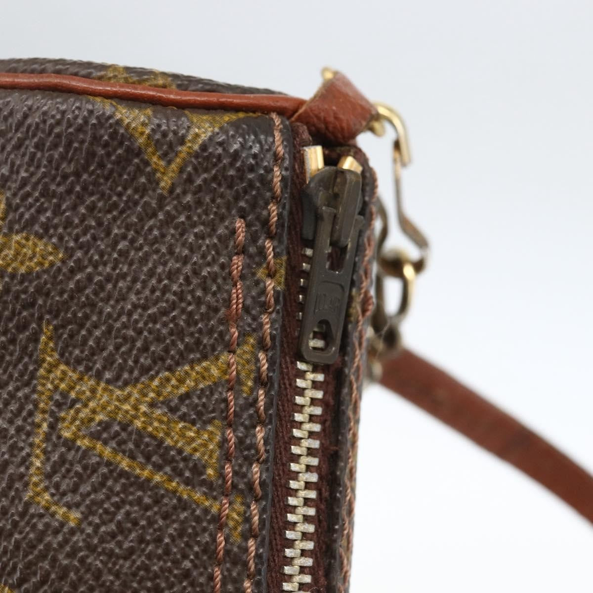 Louis Vuitton Papillon Pochette Monogram Canvas Brown Canvas Clutche & Pouche Bag