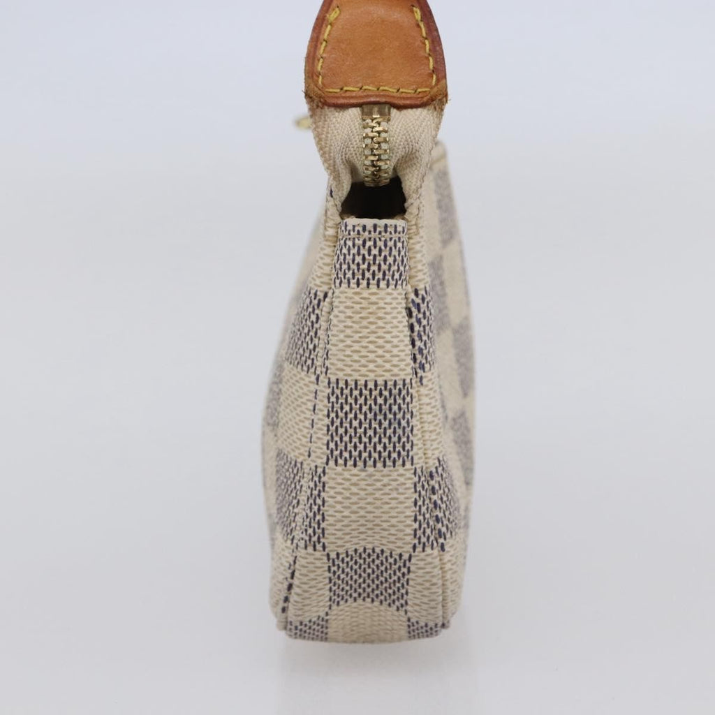 Louis Vuitton Pochette Accessoires Damier White Canvas Bag