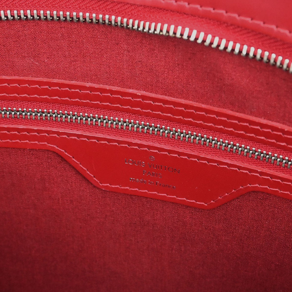 Louis Vuitton Brea Handbag Epi Leather Red Leather Tote Bag