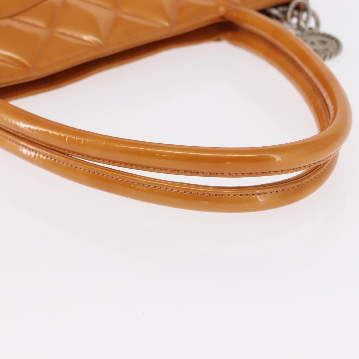 Chanel Medallion Tote Quilted Patent Beige Patent_Leather Tote Bag Bag
