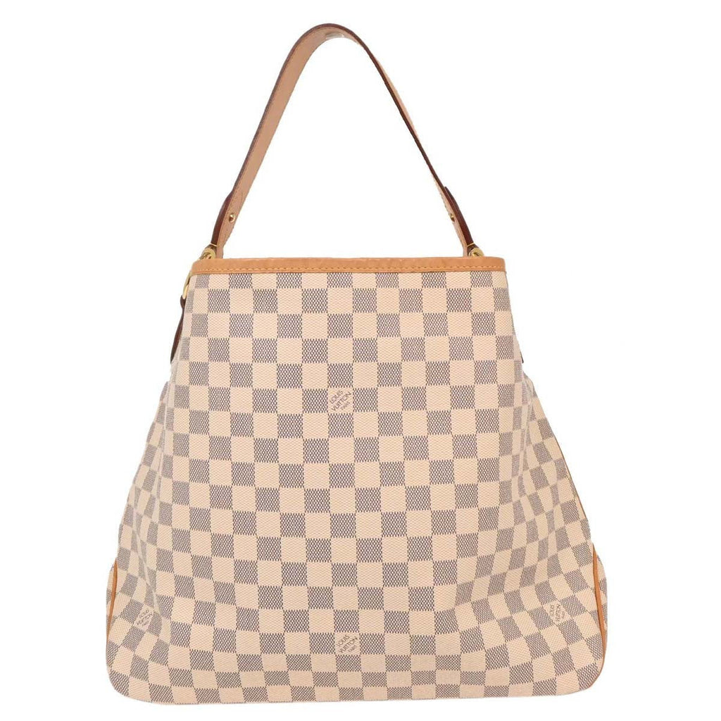 Louis Vuitton Delightful Nm Handbag Damier White Canvas Shoulder Bag