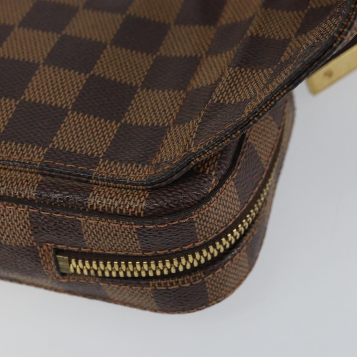 Louis Vuitton Geronimos Waist Bag Damier Brown Canvas Shoulder Bag