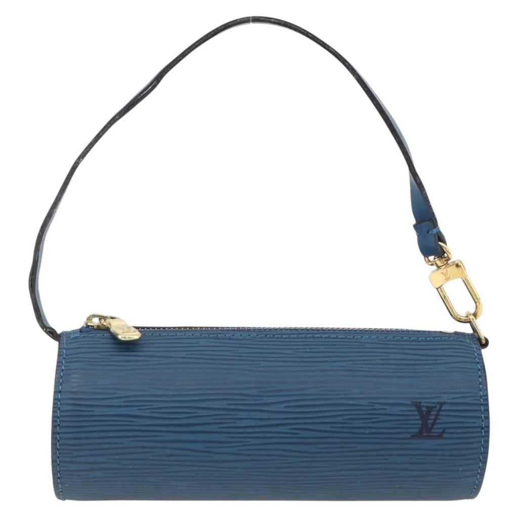 Louis Vuitton Soufflot Pochette Epi Leather Blue Leather Clutche & Pouche Bag
