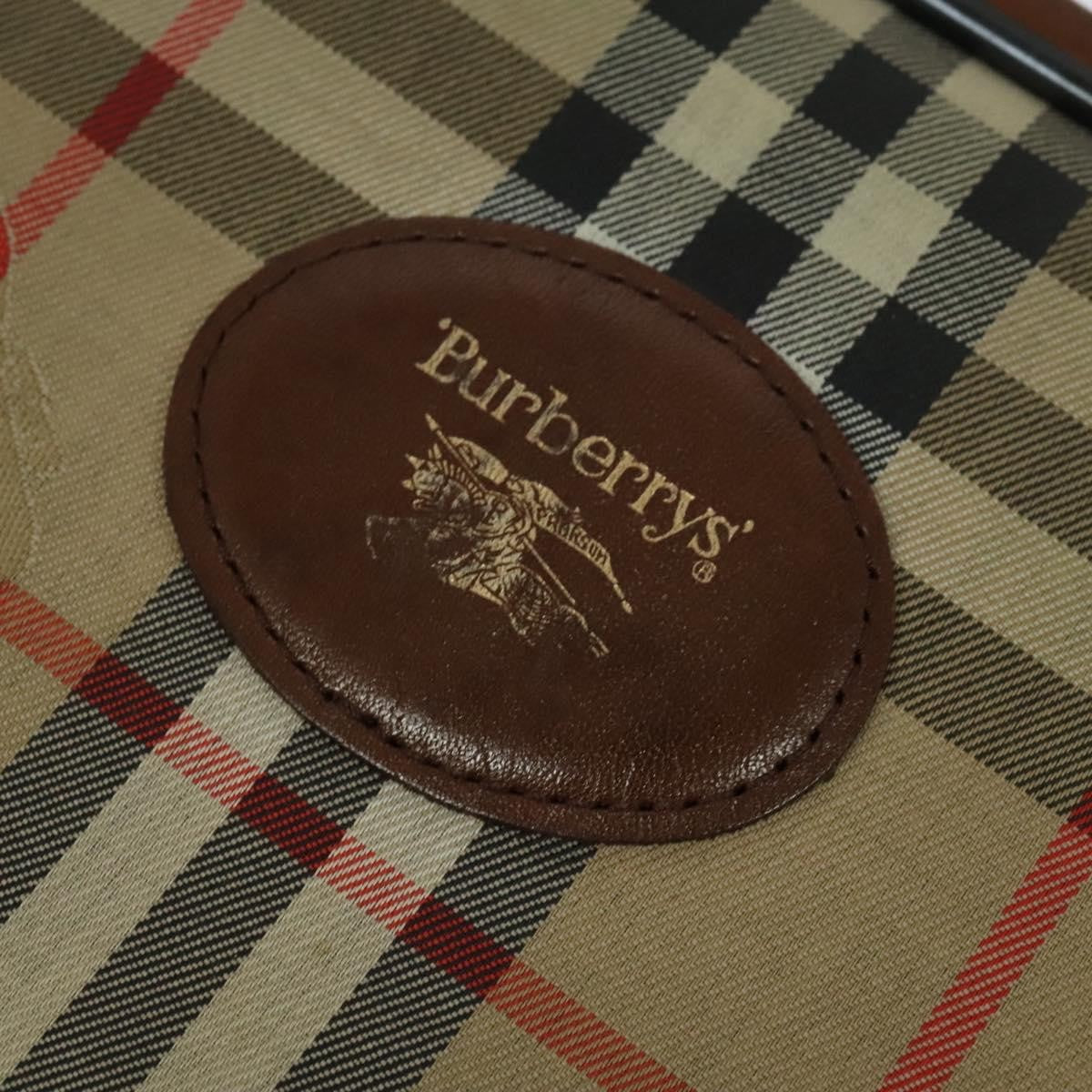 Burberry Camera Bag Vintage Check Canvas Beige Canvas Shoulder Bag