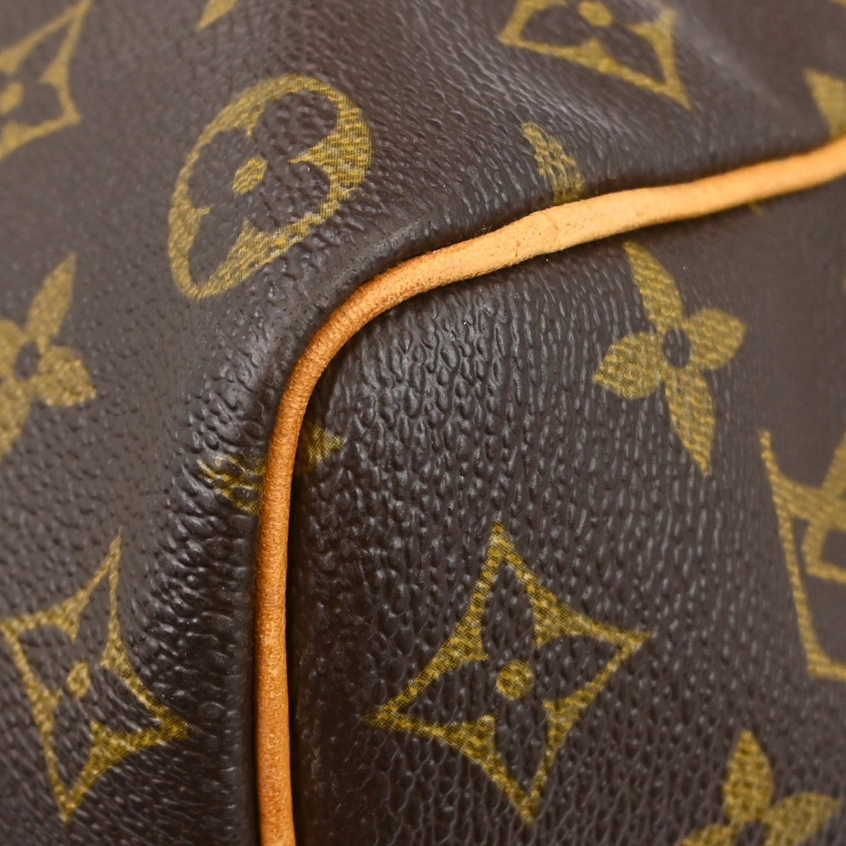 Louis Vuitton Keepall Bandouliere Bag Monogram Canvas Brown Canvas Travel Bag
