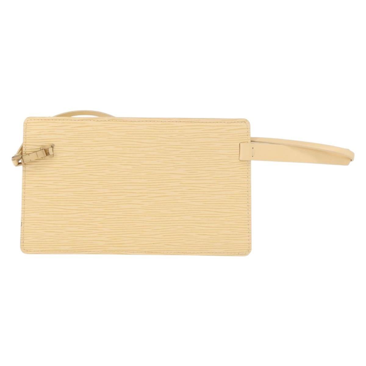 Louis Vuitton Rochelle Waist Bag Epi Leather Ecru Leather Shoulder Bag