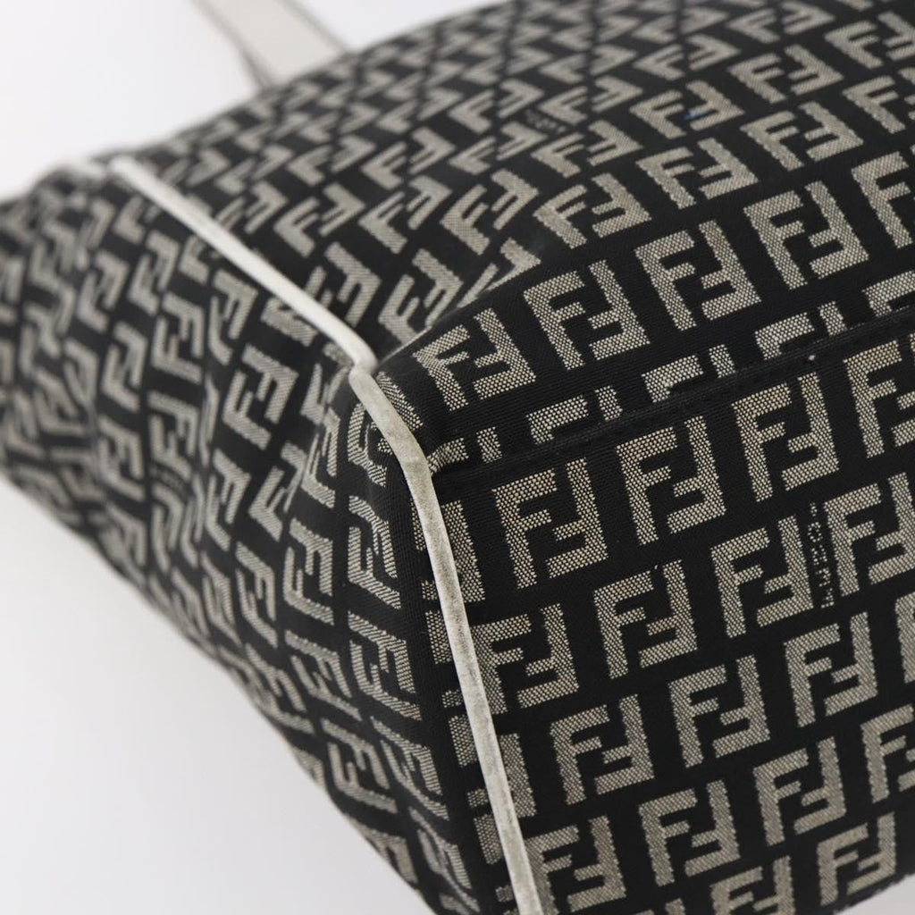 Fendi Zucca Tote Bag Canvas Black Canvas Tote Bag Bag