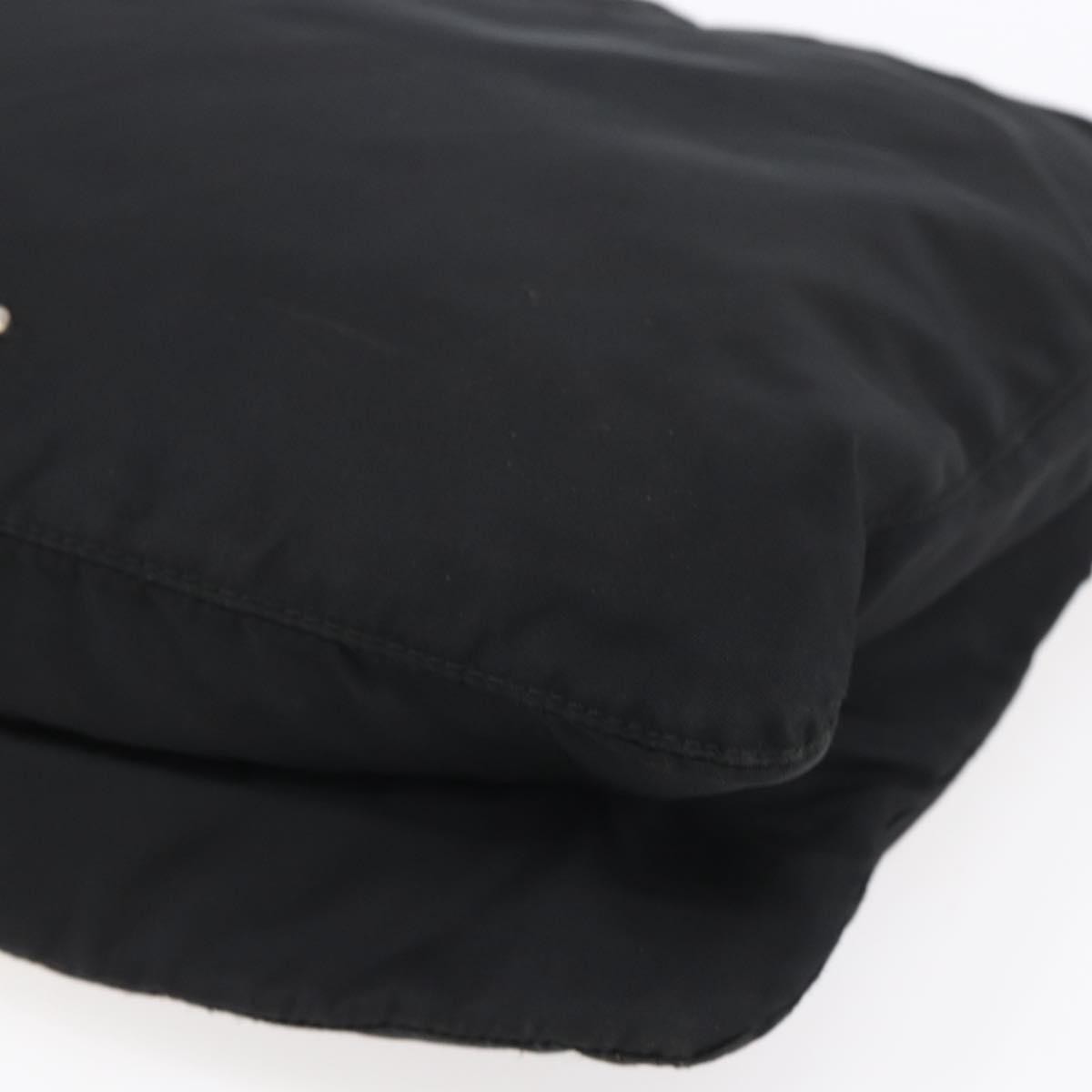 Prada Zip Messenger Quilted Tessuto Black Nylon Shoulder Bag Bag