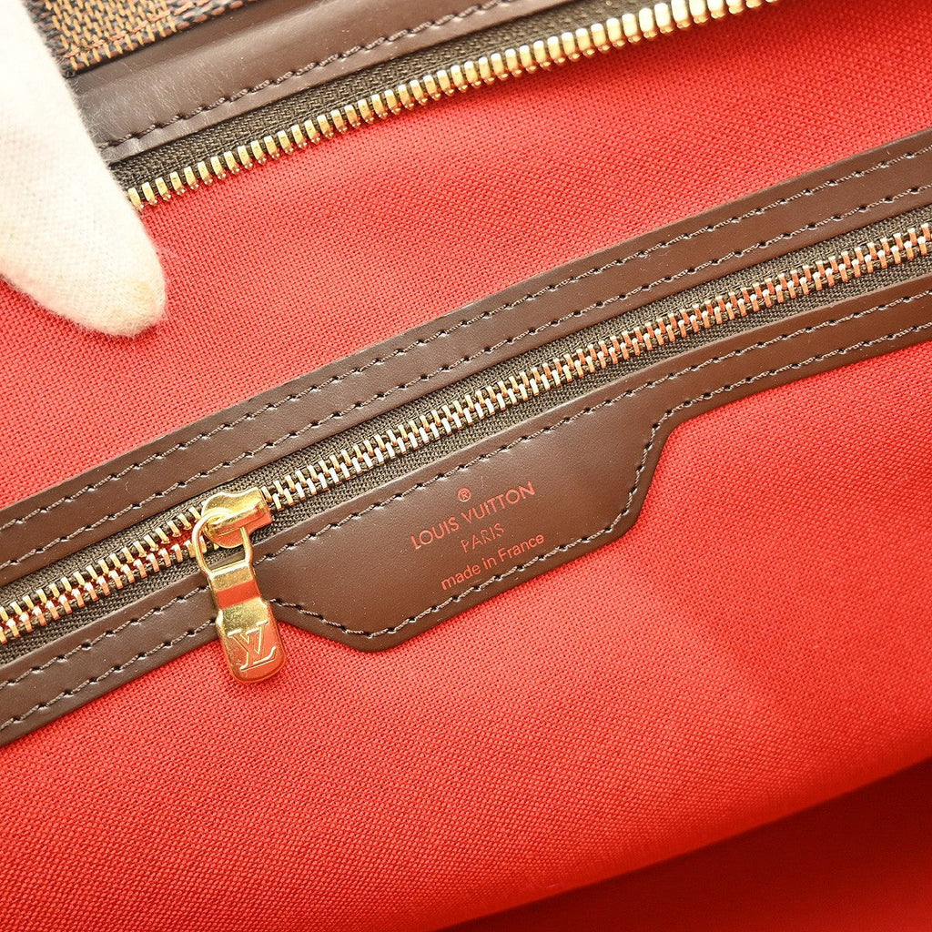 Louis Vuitton Chelsea Handbag Damier Brown Canvas Tote Bag