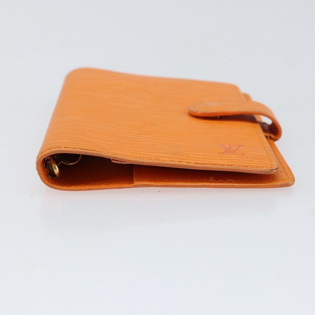 Louis Vuitton Agenda Cover Epi Leather Orange Leather Wallets Accessory