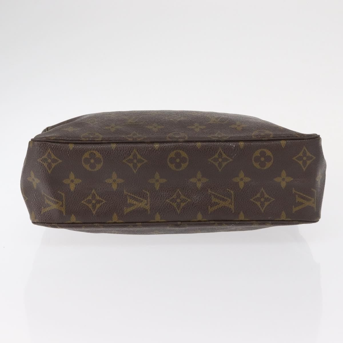 Louis Vuitton Trousse Toiletry Pouch Monogram Canvas Brown Canvas Toiletry Case Accessory