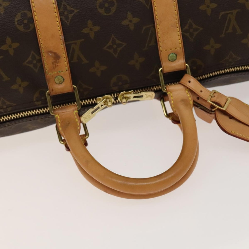 Louis Vuitton Keepall Bag Monogram Canvas Brown Canvas Bag