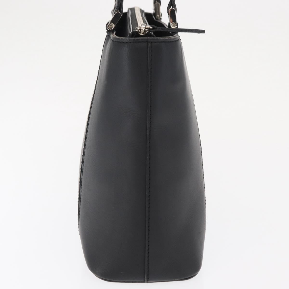 Burberry Vintage Handbag Leather Black Leather Handbag