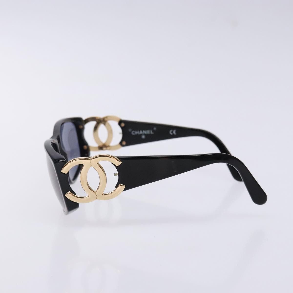 Chanel Logo Cc Sunglasses Plastic Black Plastic Sunglasse Accessory