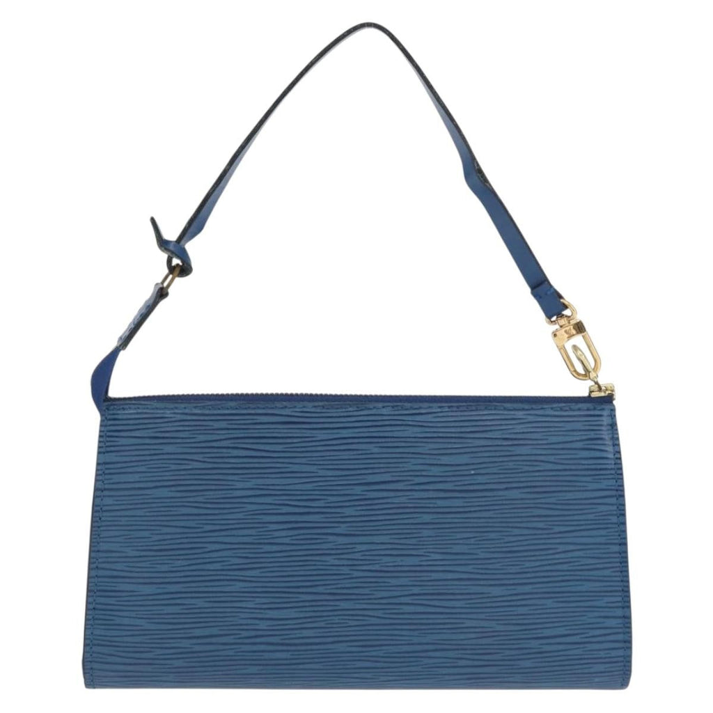 Louis Vuitton Pochette Accessoires Epi Leather Blue Leather Clutche & Pouche Bag