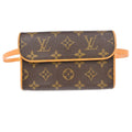 Louis Vuitton Florentine Waist Bag Monogram Canvas Brown Canvas Clutche & Pouche Bag