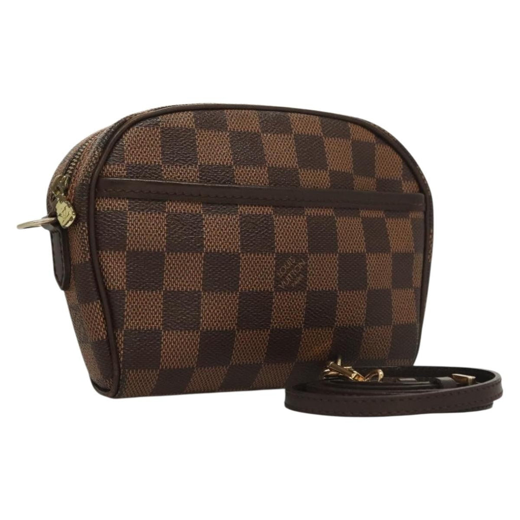 Louis Vuitton Ipanema Handbag Damier Brown Canvas Shoulder Bag