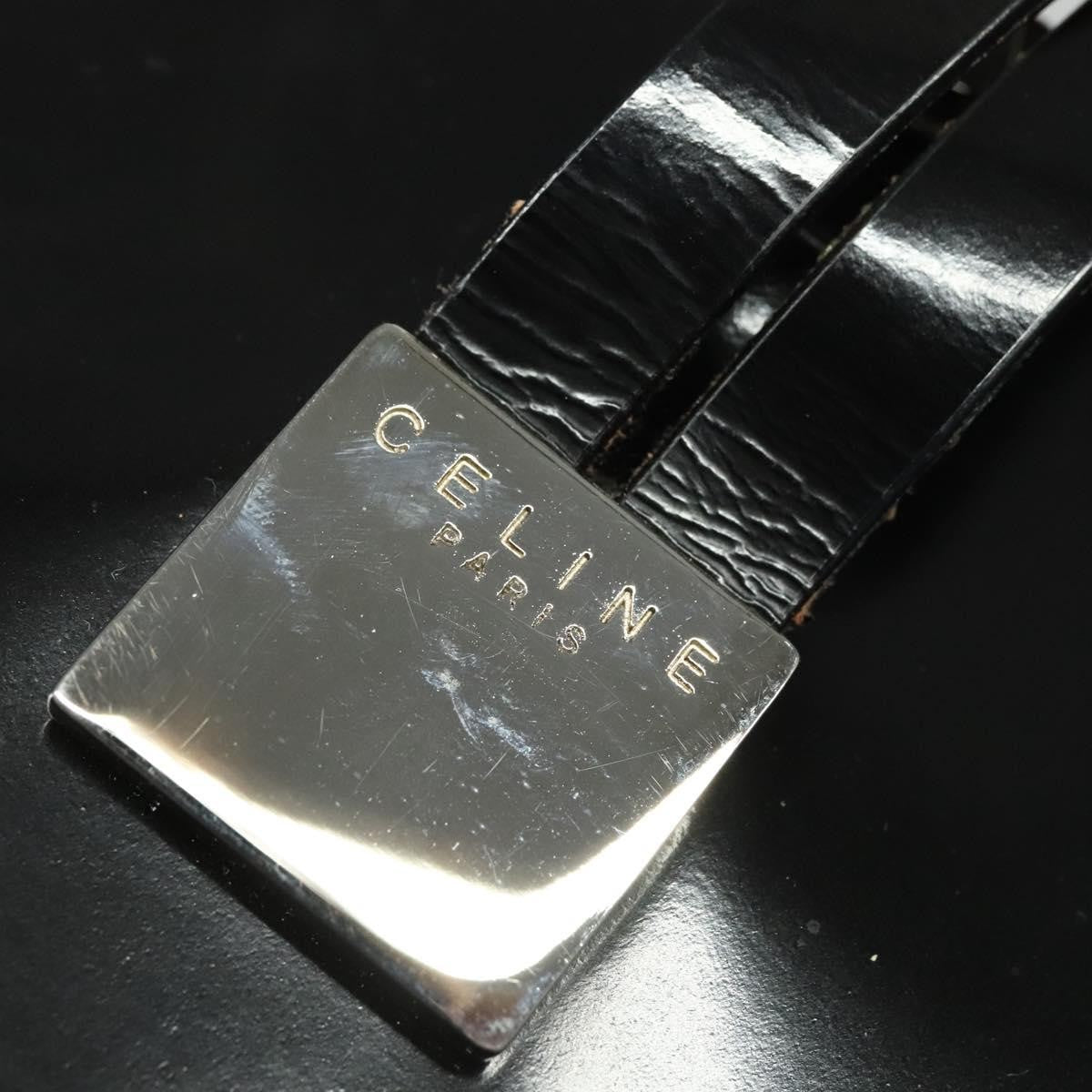 Celine Handbag Patent Leather Black Patent_Leather Handbag