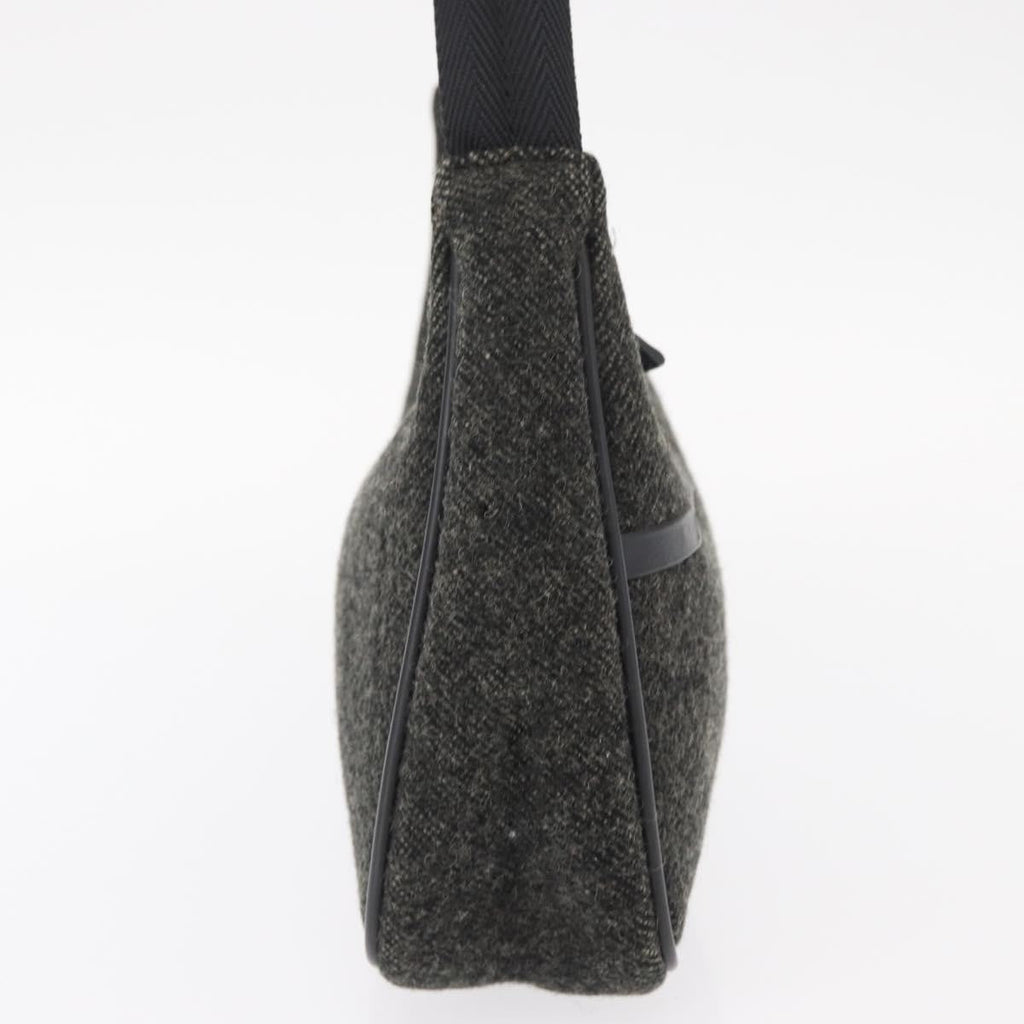 Prada Re-Edition 2000 Hobo Wool Gray Wool Handbag