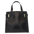 Gucci Vintage Handbag Leather Black Leather Handbag (Pre-Owned)