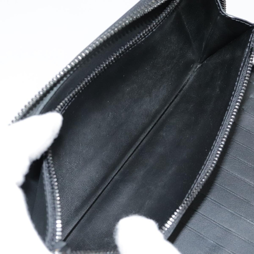 Louis Vuitton Zippy Wallet Vertical Monogram Shadow Leather Black Leather Wallets Accessory