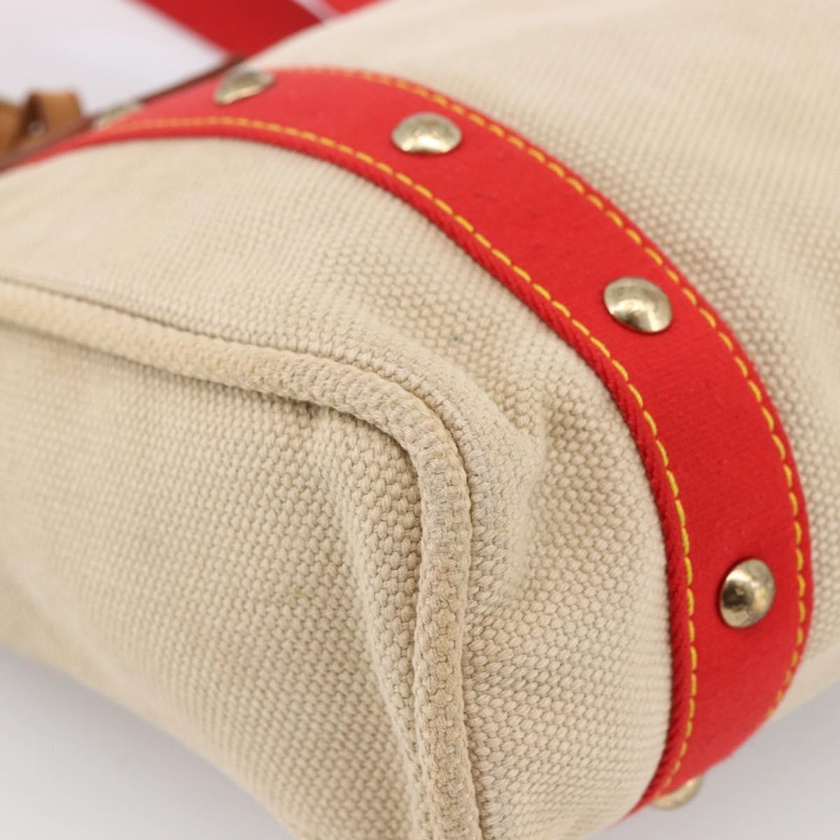 Louis Vuitton Antigua Tote Canvas Beige Canvas Tote Bag