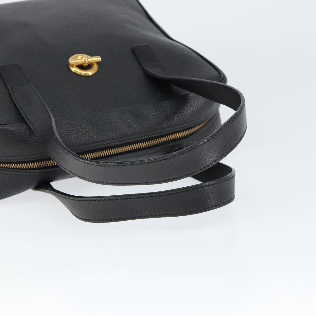 Celine Handbag Leather Black Leather Handbag