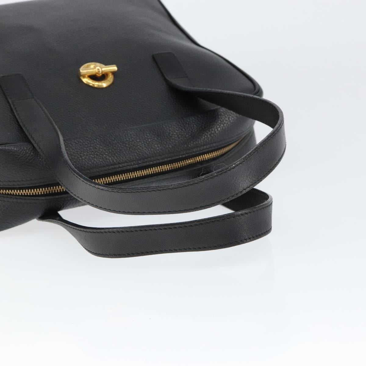 Celine Handbag Leather Black Leather Handbag