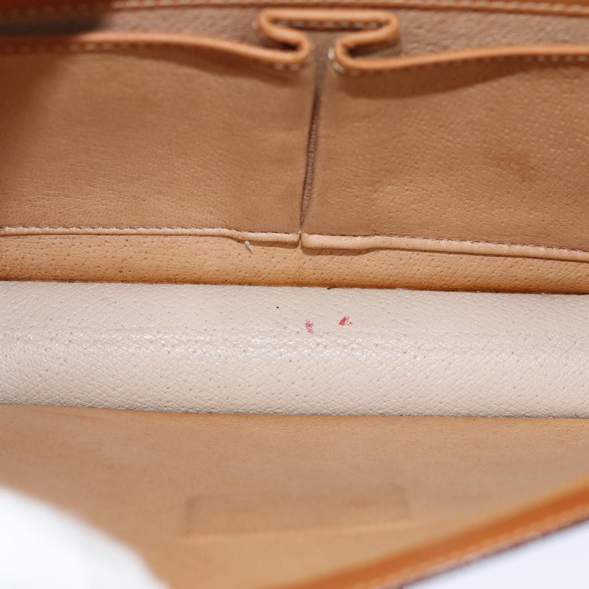 Celine Macadam Handbag Macadam With Leather Brown Canvas Handbag