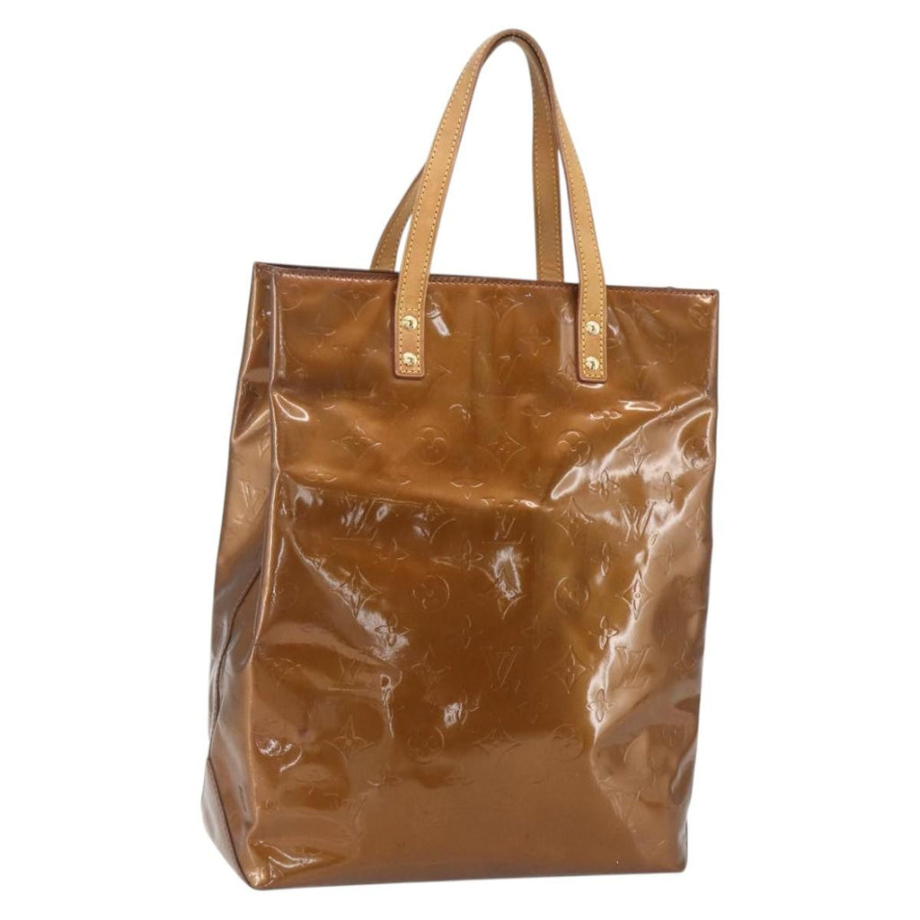 Louis Vuitton Reade Handbag Monogram Vernis Brown Patent_Leather Handbag