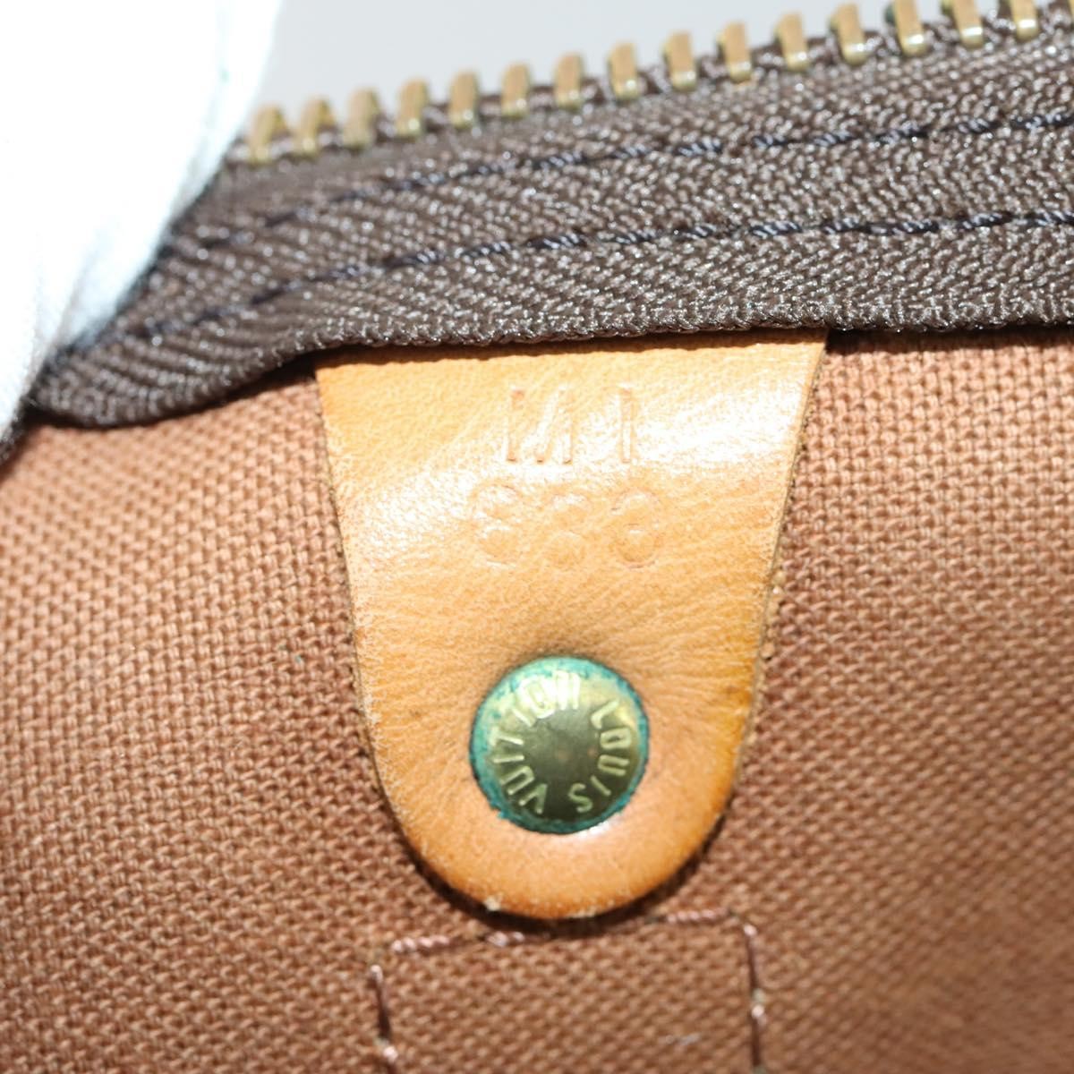 Louis Vuitton Keepall Bag Monogram Canvas Brown Canvas Travel Bag