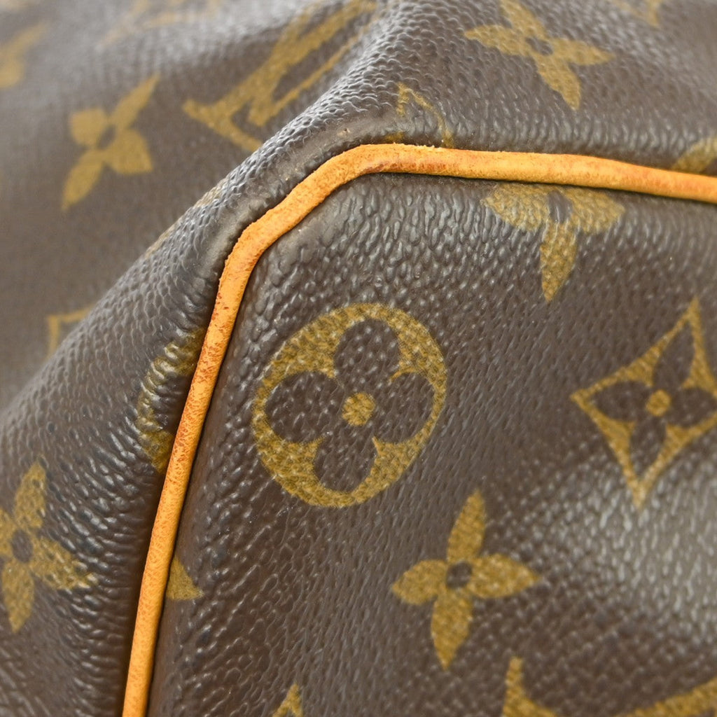 Louis Vuitton Keepall Bag Monogram Canvas Brown Canvas Travel Bag