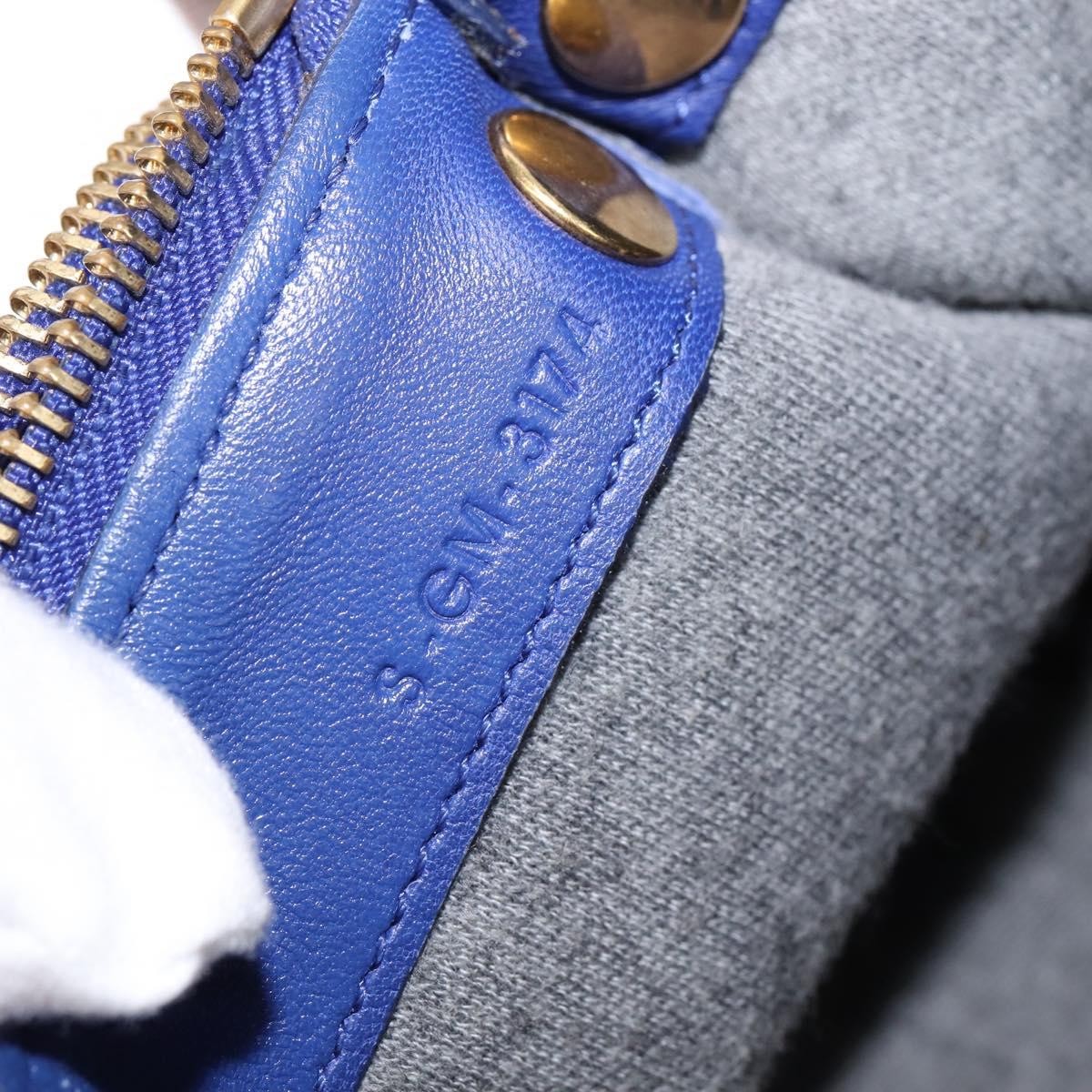 Celine Trio Crossbody Bag Leather Blue Leather Crossbody Bag Bag