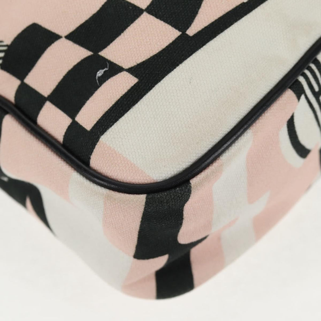 Chanel La Pausa Bay Camera Case Bag Printed Canvas Pink Canvas Bag