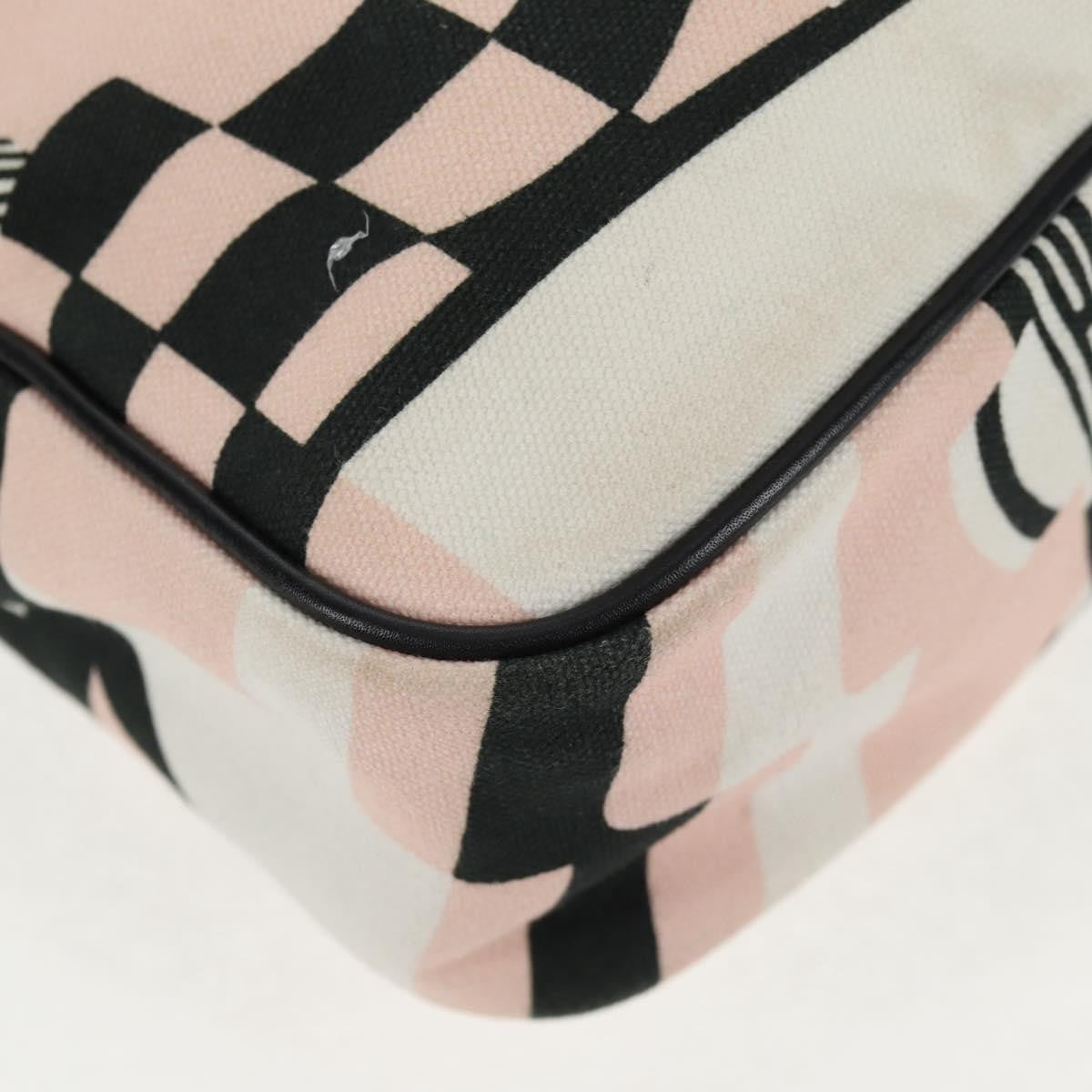 Chanel La Pausa Bay Camera Case Bag Printed Canvas Pink Canvas Bag