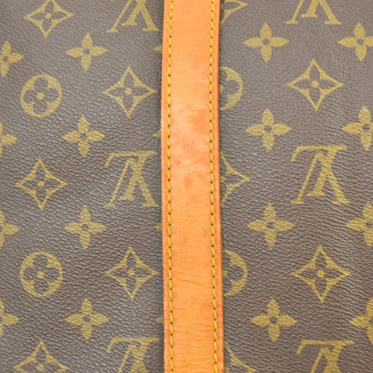 Louis Vuitton Keepall Bag Monogram Canvas Brown Canvas Travel Bag