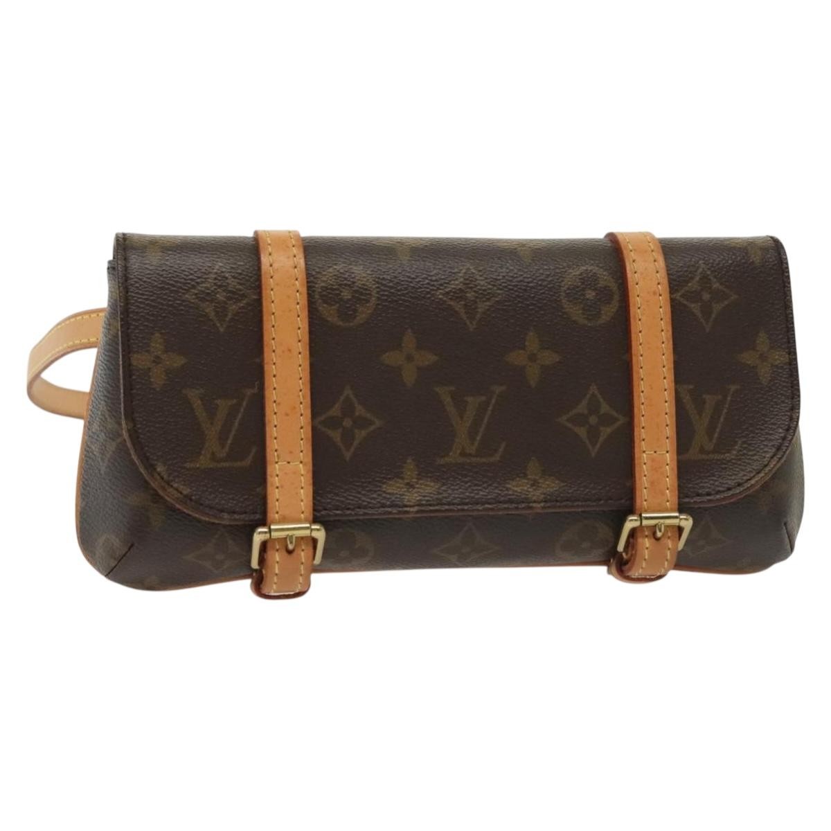 Louis Vuitton Marelle Waist Bag Monogram Canvas Brown Canvas Bag