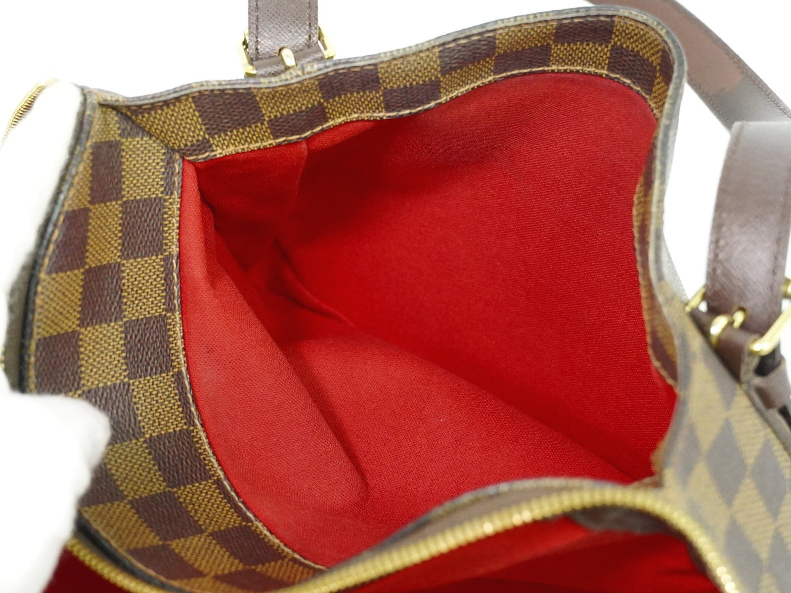Louis Vuitton Belem Handbag Damier Brown Canvas Shoulder Bag