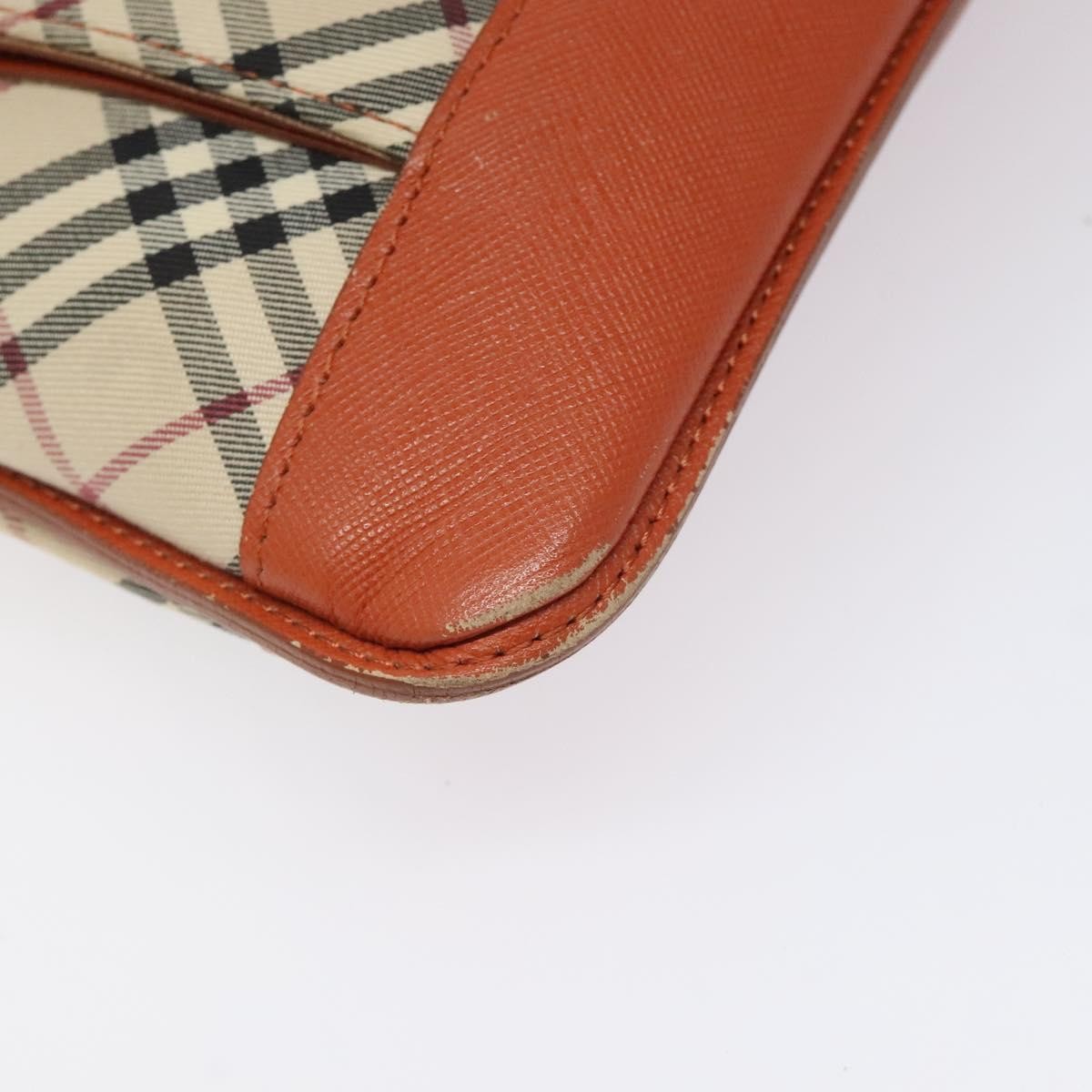 Burberry Nova Check Shoulder Bag Canvas And Leather Beige Canvas Shoulder Bag