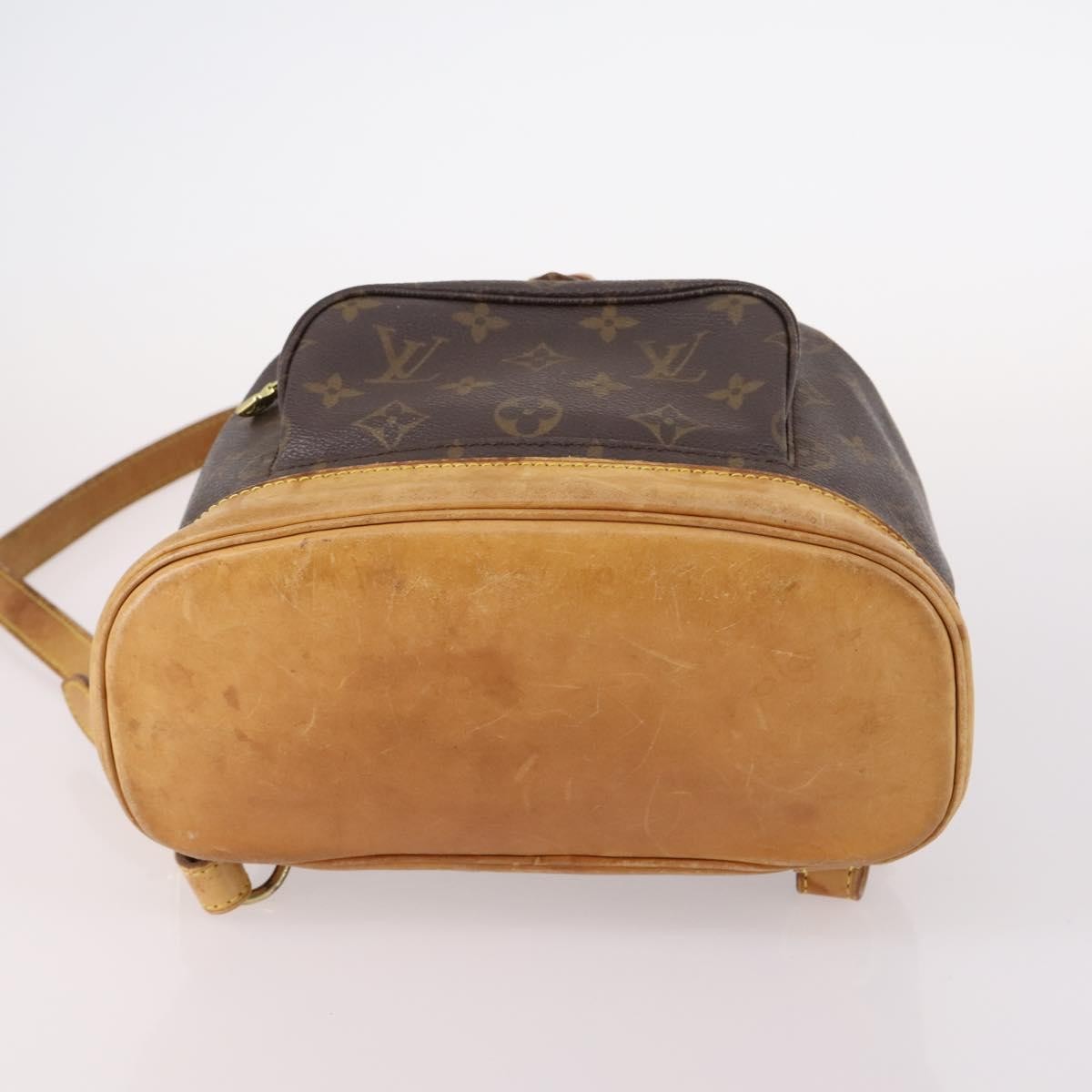 Louis Vuitton Vintage Montsouris Backpack Monogram Canvas Brown Canvas Backpack Bag