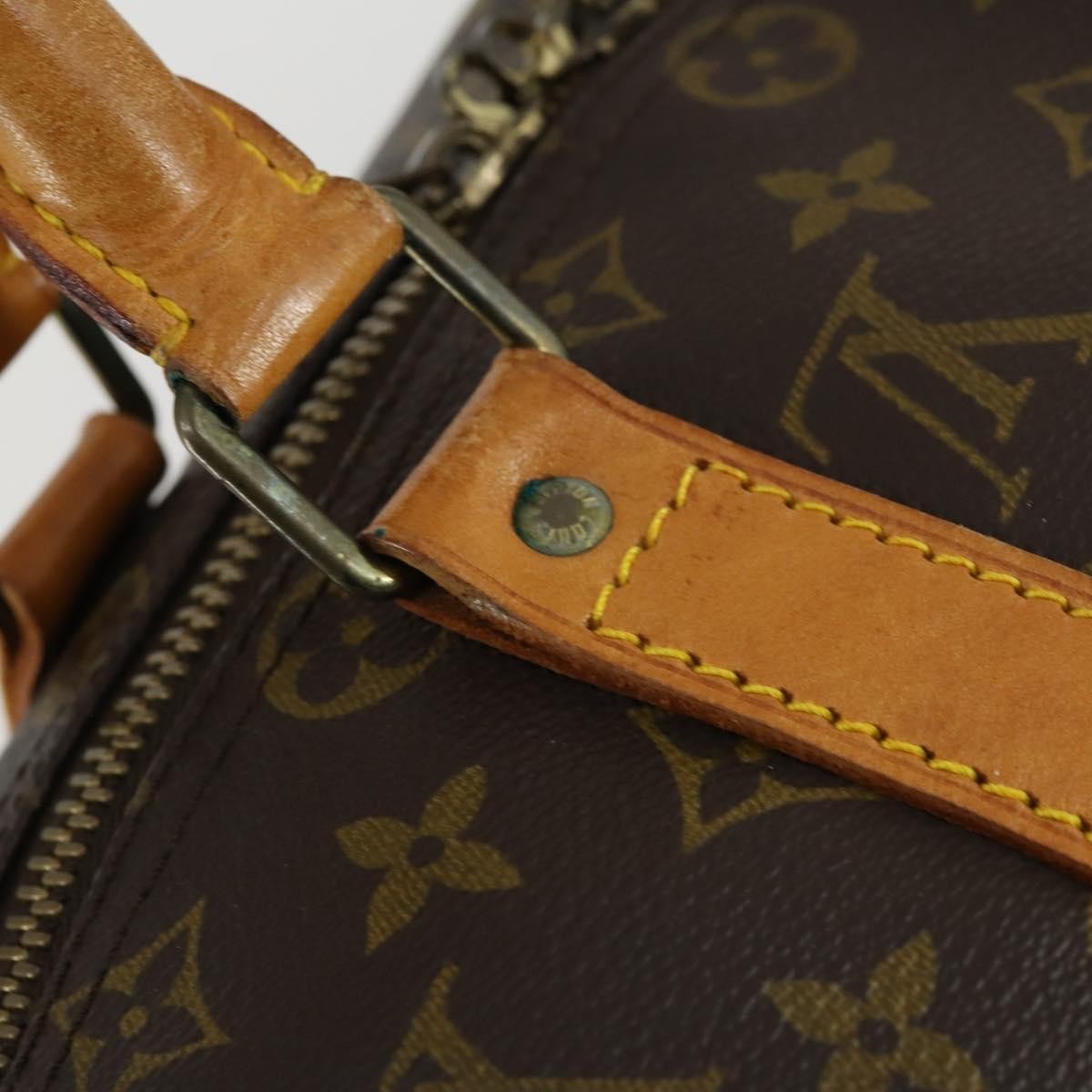 Louis Vuitton Keepall Bag Monogram Canvas Brown Canvas Travel Bag