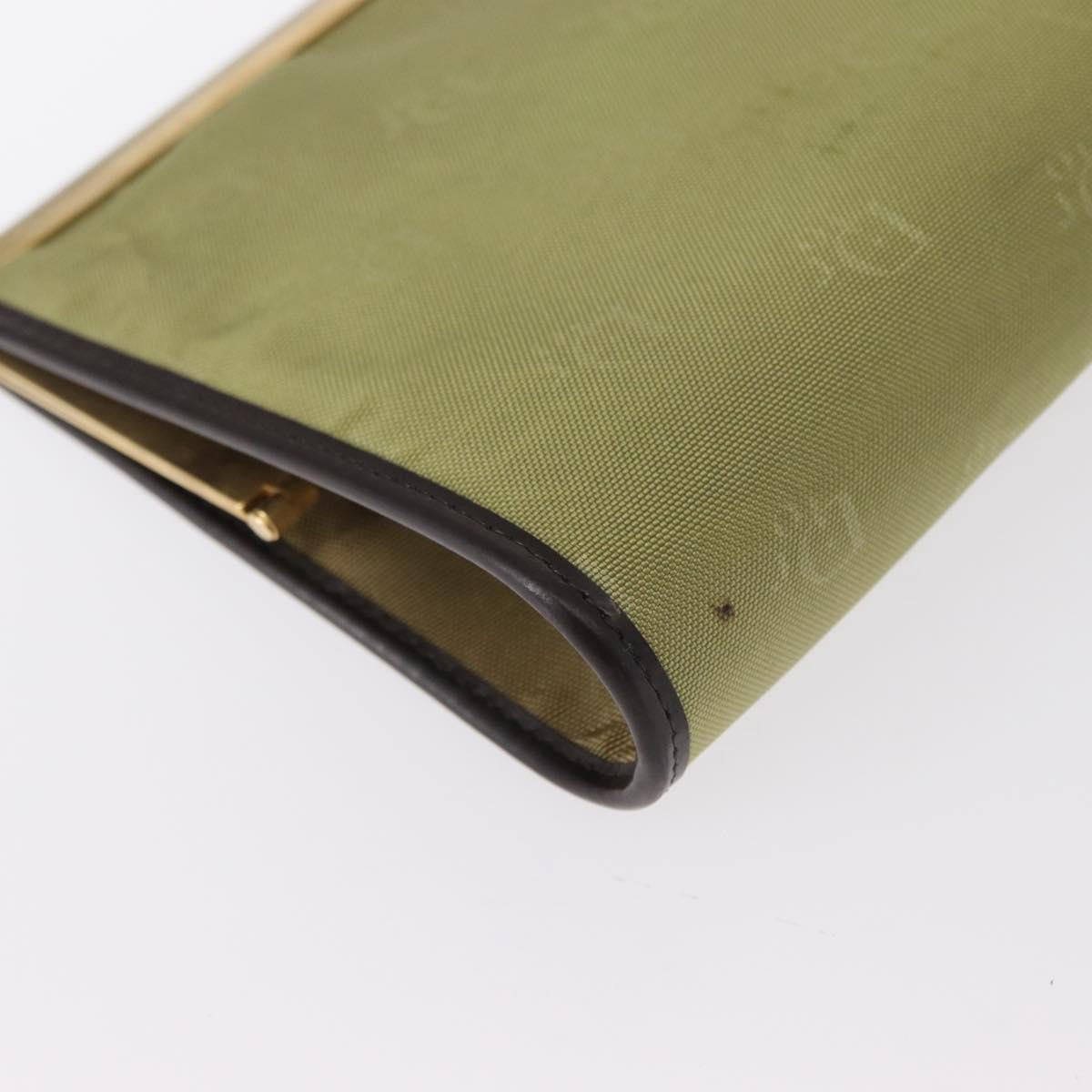 Christian Dior Trotter Pouch Canvas Green Canvas Clutche & Pouche Bag (Pre-Owned)