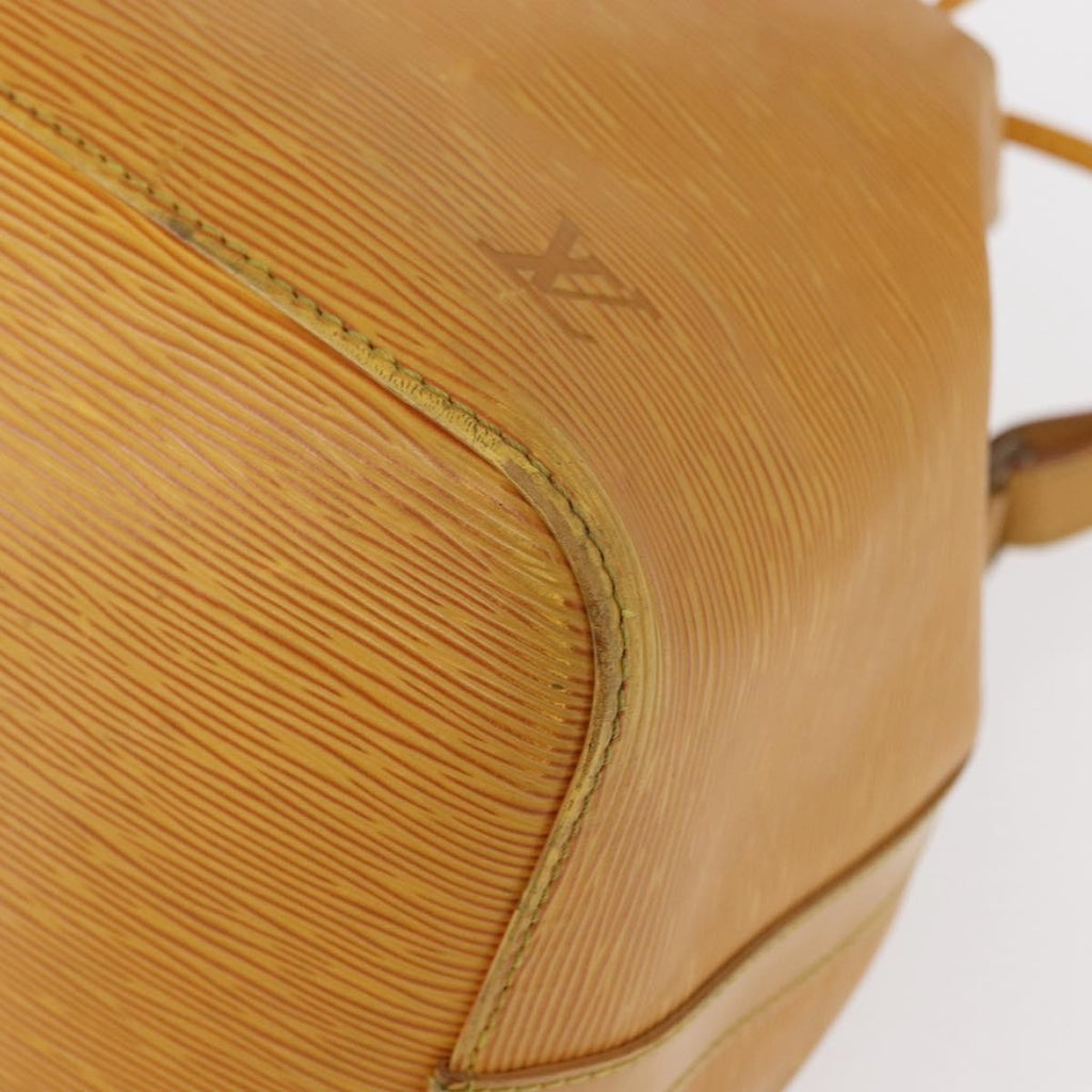 Louis Vuitton Petit Noe Handbag Epi Leather Yellow Leather Shoulder Bag